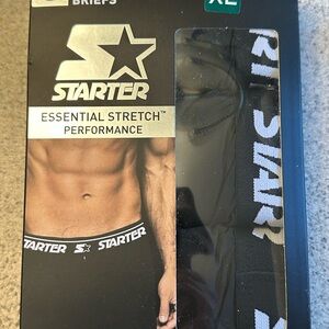 STARTER Men's Black Performance Boxer Briefs XL